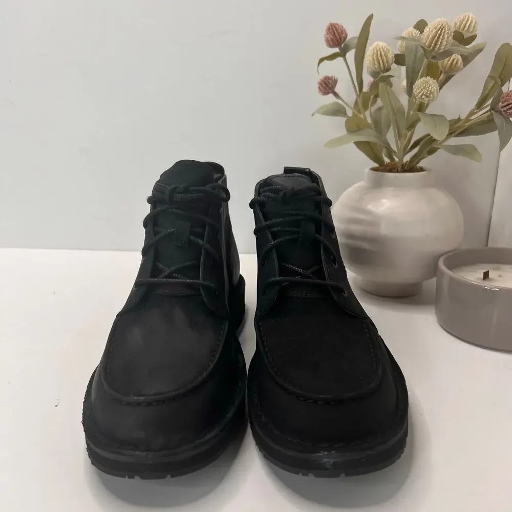 Timberland Westmore Leather Moc Toe Chukka Boot Black Men 8 Durable Classic